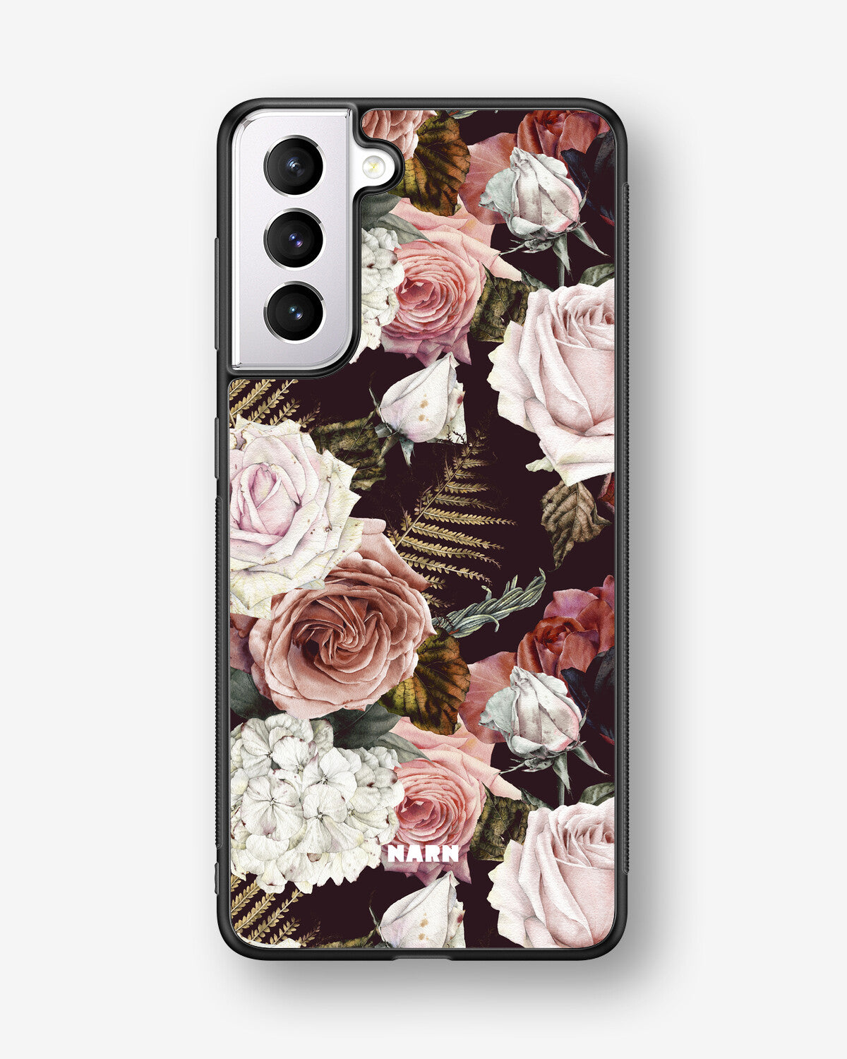 Samsung Galaxy S21 FE Hard Case – Midnight Roses - View 1