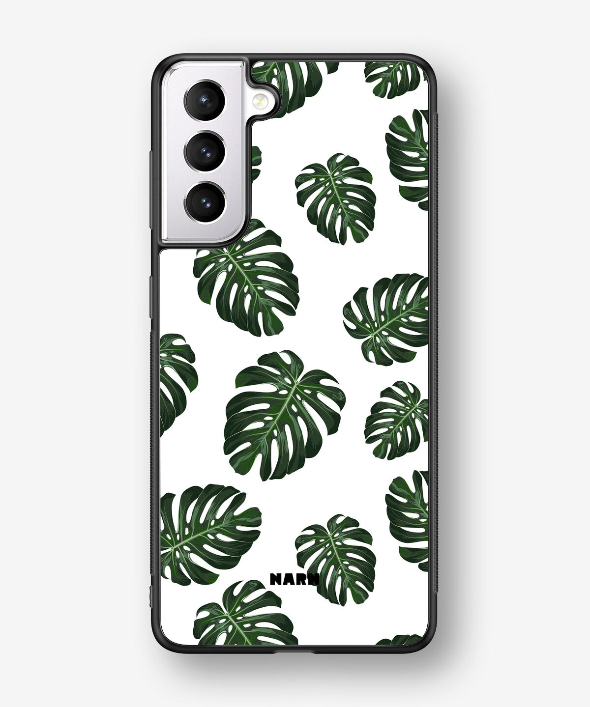 Samsung Galaxy S21 FE Hard Case – Monstera Pattern - View 1