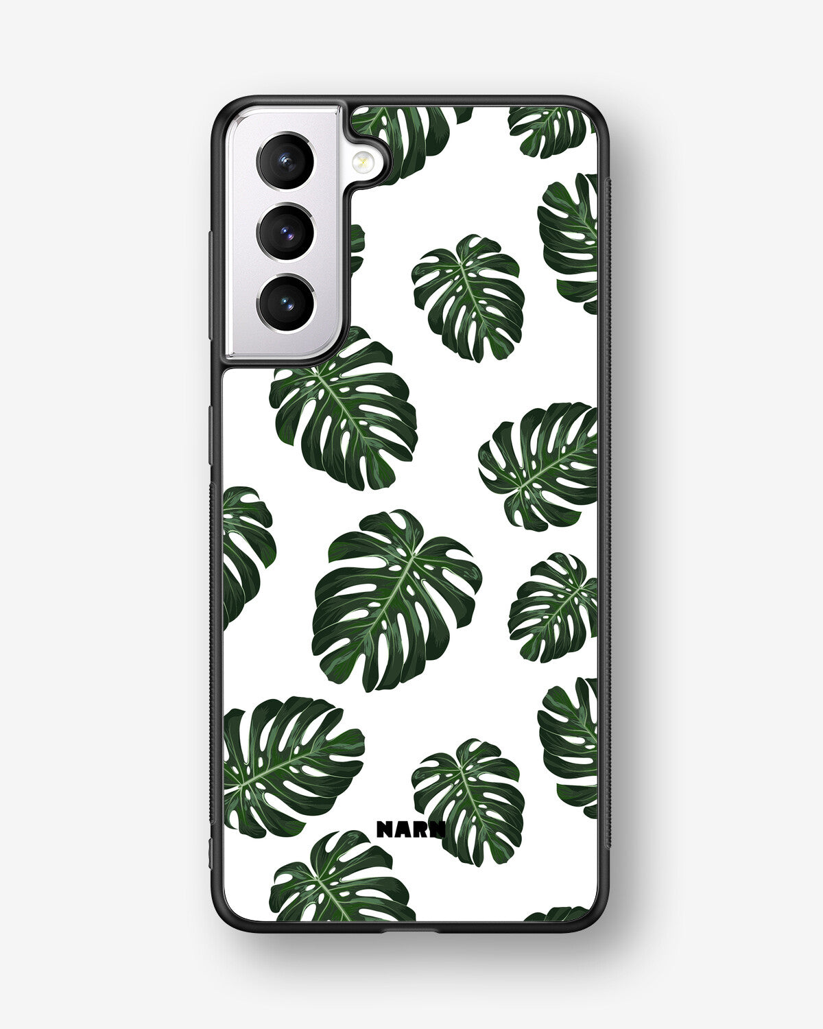 Samsung Galaxy S21 FE Hard Case – Monstera Pattern - View 1