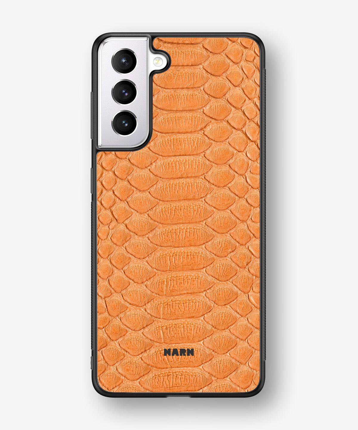 Samsung Galaxy S21 FE Hard Case – Orange Snake - View 1