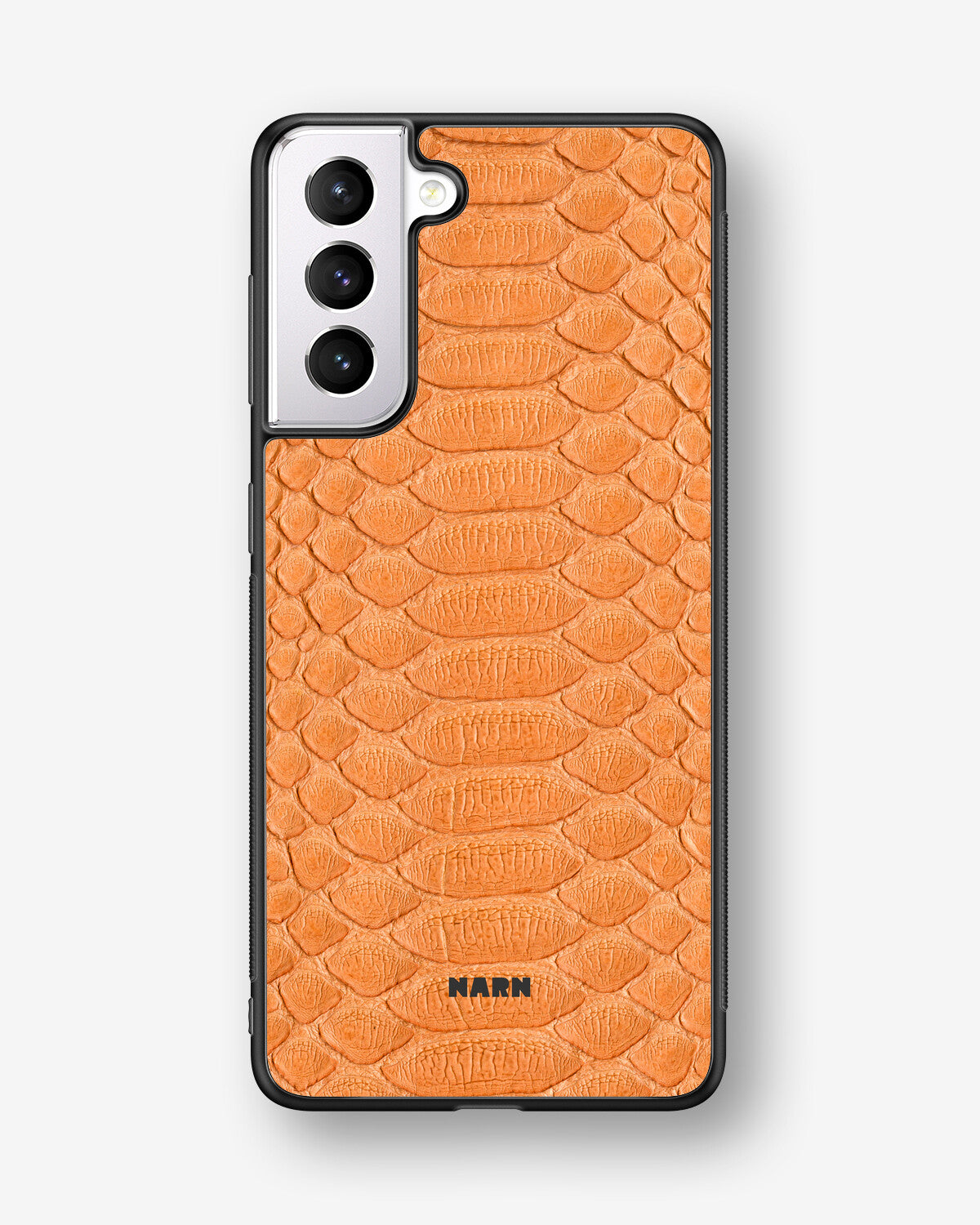 Samsung Galaxy S21 FE Hard Case – Orange Snake - View 1