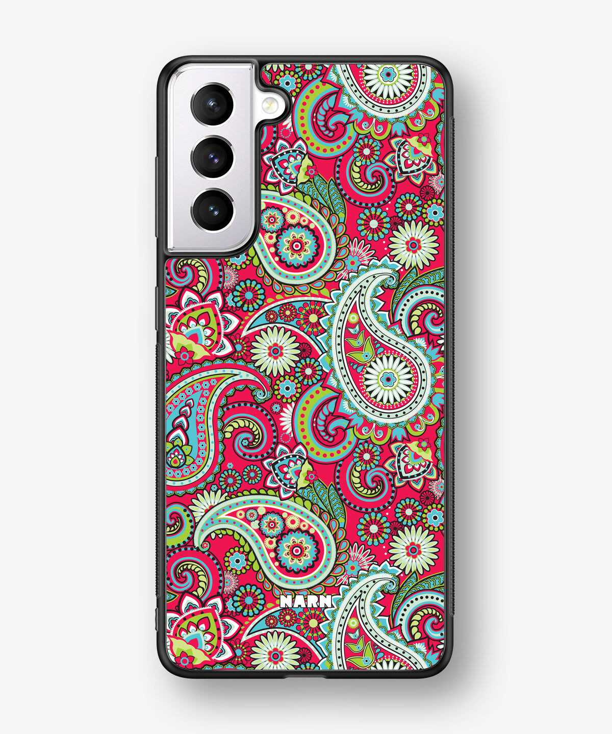 Samsung Galaxy S21 FE Hard Case – Paisley Paradise - View 1
