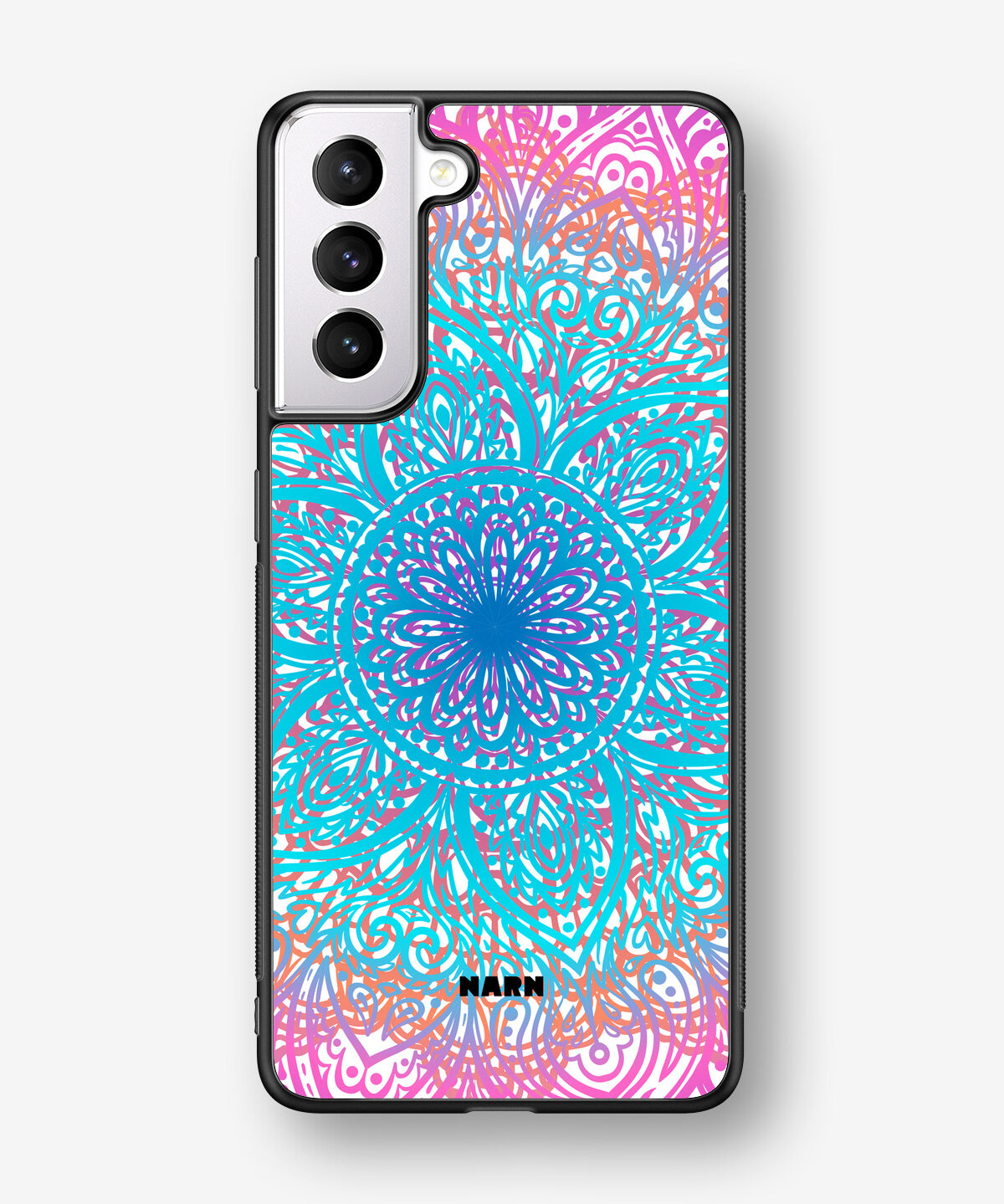 Samsung Galaxy S21 FE Hard Case – Pastel Mandala - View 1