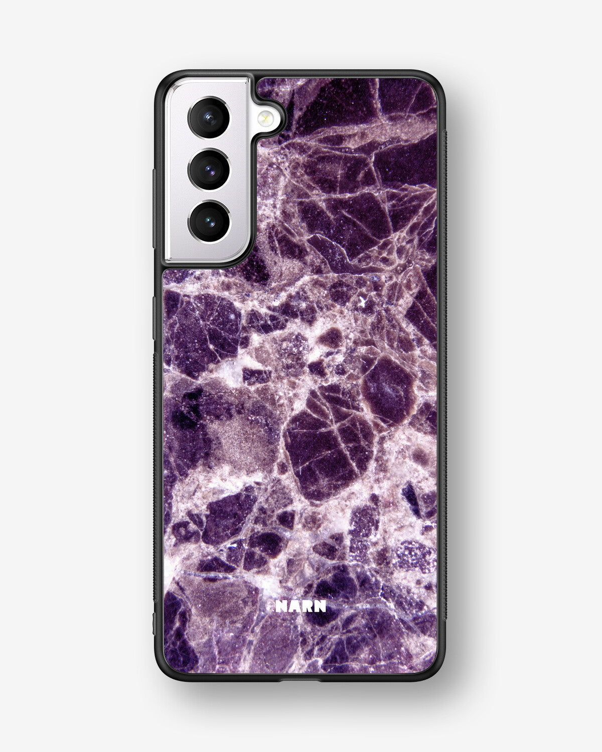 Samsung Galaxy S21 FE Hard Case – Purple Marble - View 1