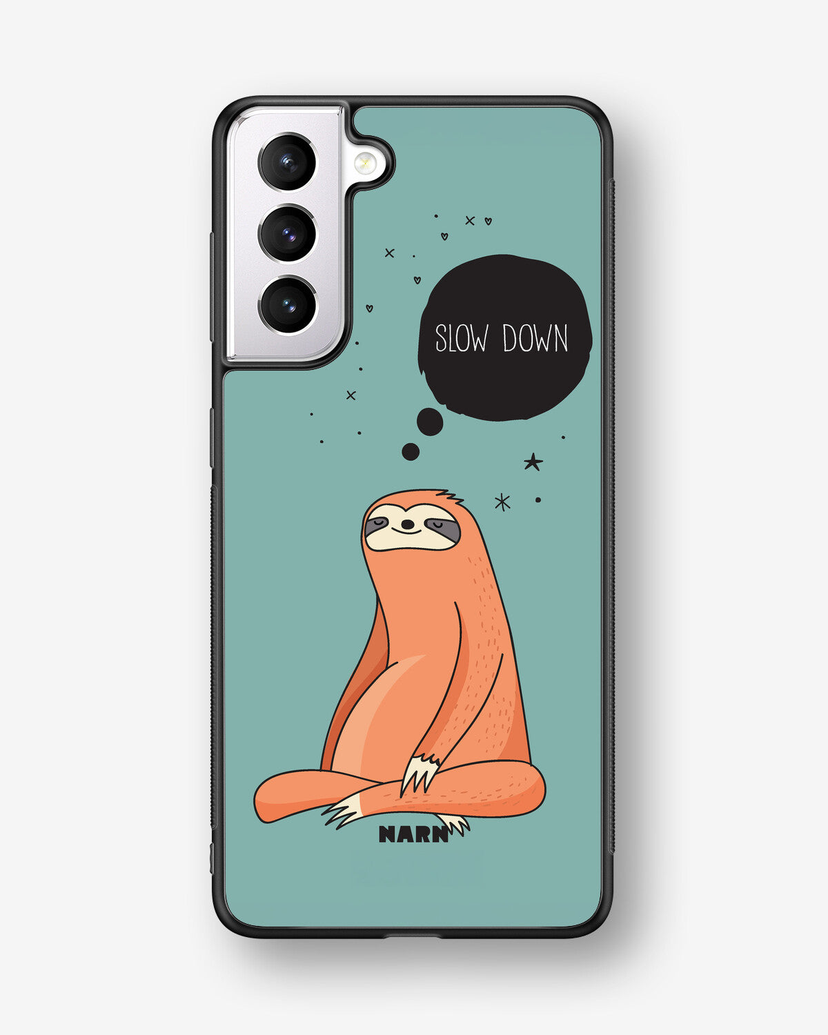 Samsung Galaxy S21 FE Hard Case – Slow Down Sloth - View 1