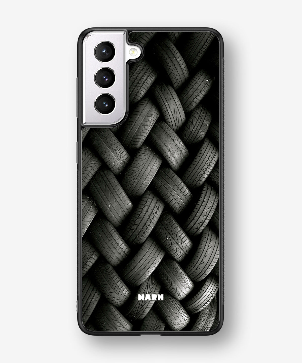Samsung Galaxy S21 FE Hard Case – Tires Wall - View 1