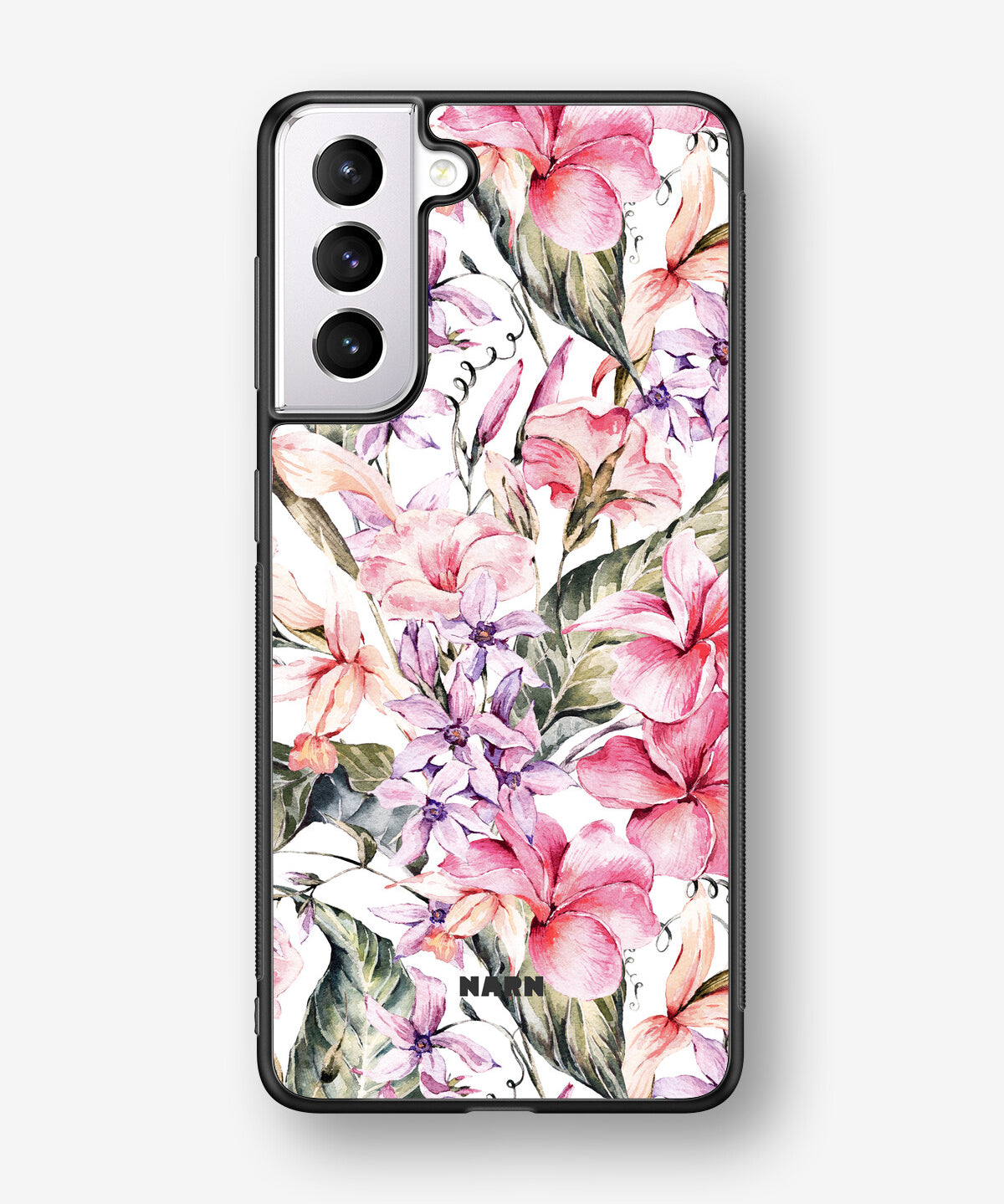 Samsung Galaxy S21 FE Hard Case – Watercolor Flowers - View 1