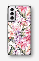 Samsung Galaxy S21 FE Hard Case – Watercolor Flowers - View 1