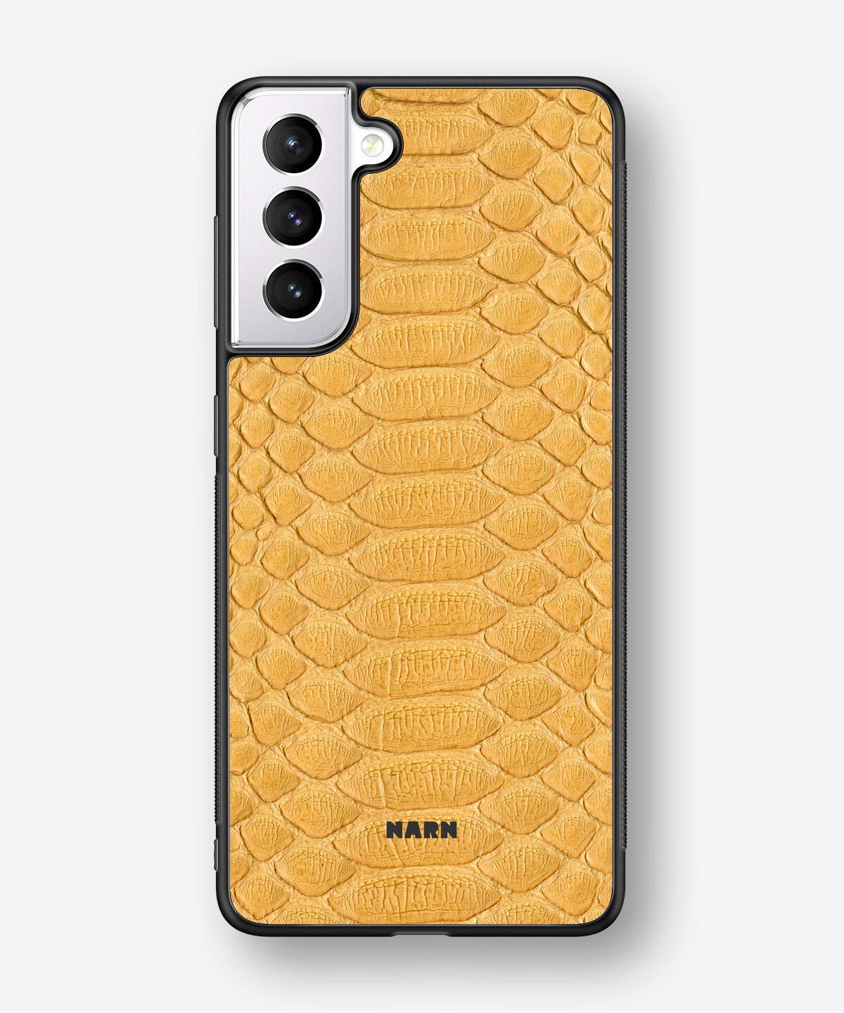 Samsung Galaxy S21 FE Hard Case – Yellow Snake - View 1