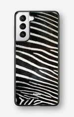 Samsung Galaxy S21 FE Hard Case – Zebra Stripe - View 1
