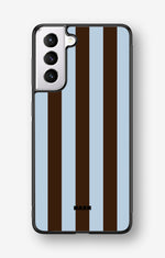 Samsung Galaxy S21 Hard Case – Bistro Stripes - View 1