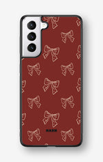 Samsung Galaxy S21 Hard Case – Cherry Bows - View 1