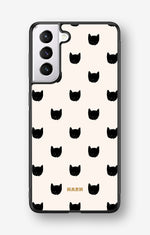 Samsung Galaxy S21 Hard Case – Kitty Dots - View 1
