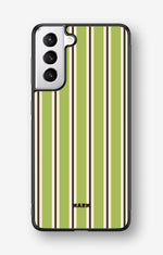 Samsung Galaxy S21 Hard Case – Matcha Lines - View 1
