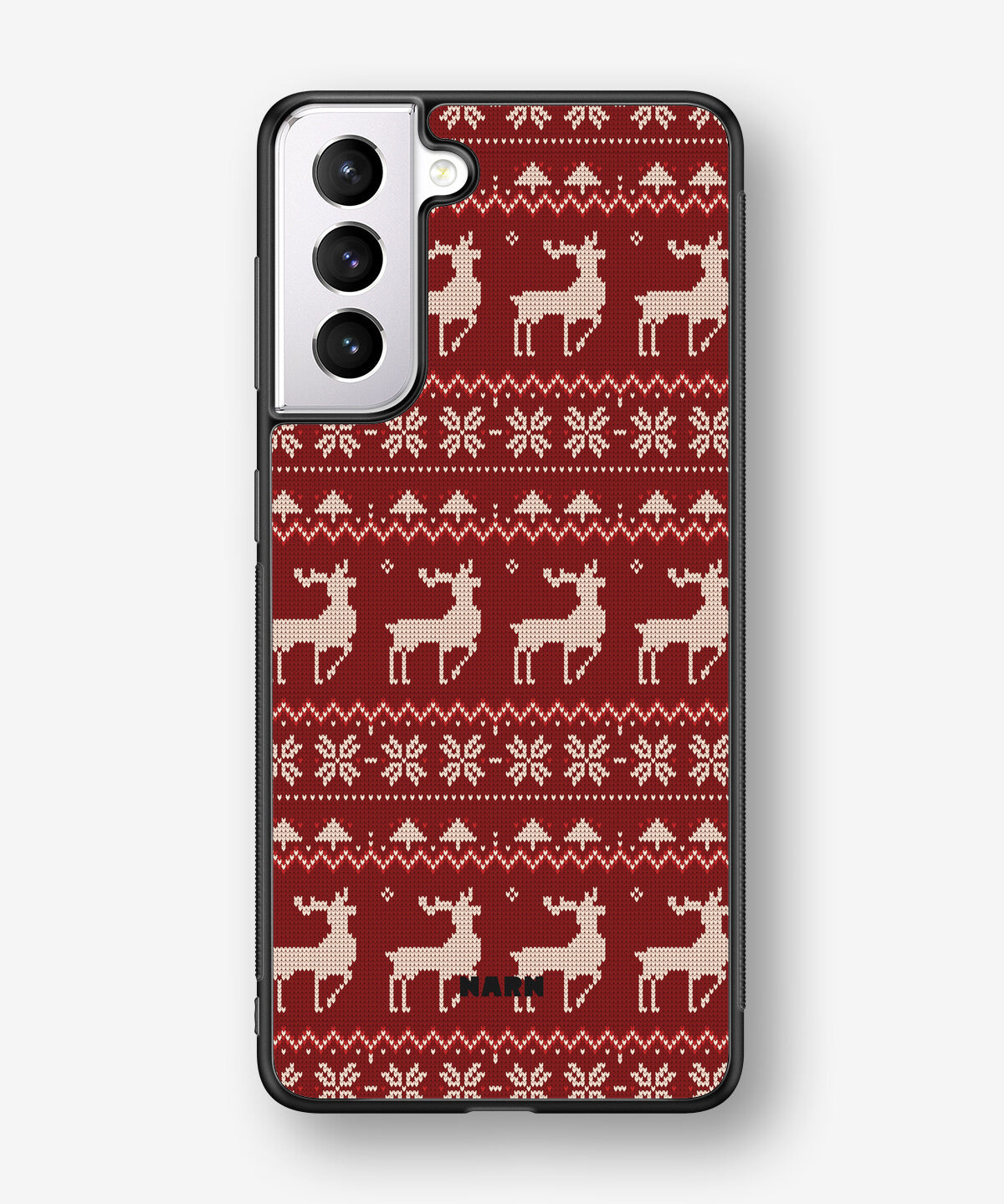 Samsung Galaxy S21 Hard Case – Reindeer Knit - View 1