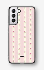 Samsung Galaxy S21 Hard Case – Rose Lines - View 1