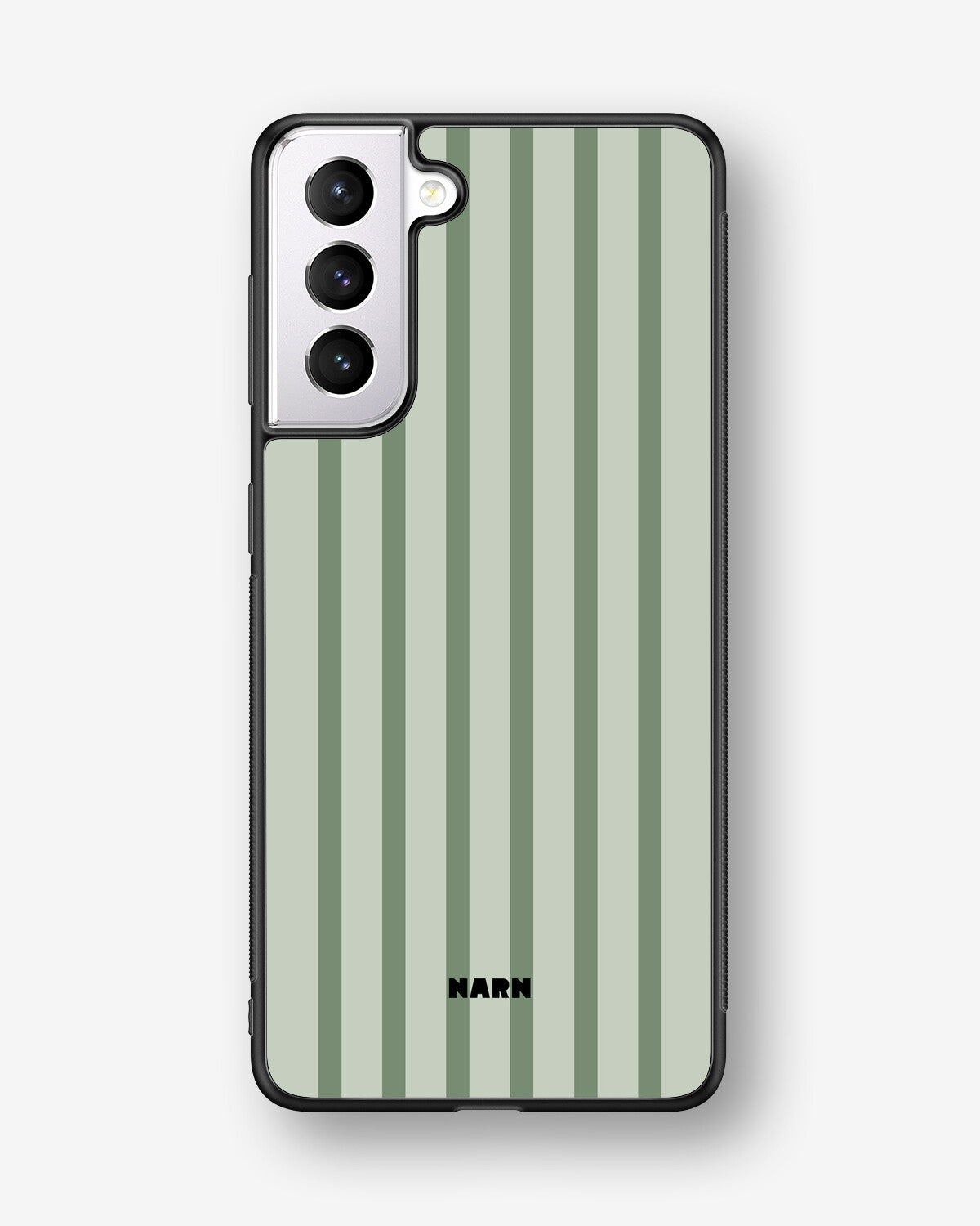 Samsung Galaxy S21 Hard Case – Sage Stripes - View 1