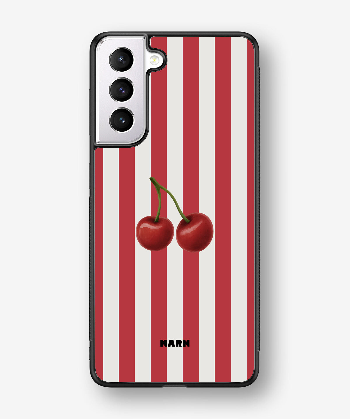 Samsung Galaxy S21 Plus Hard Case – Cherry Stripes - View 1