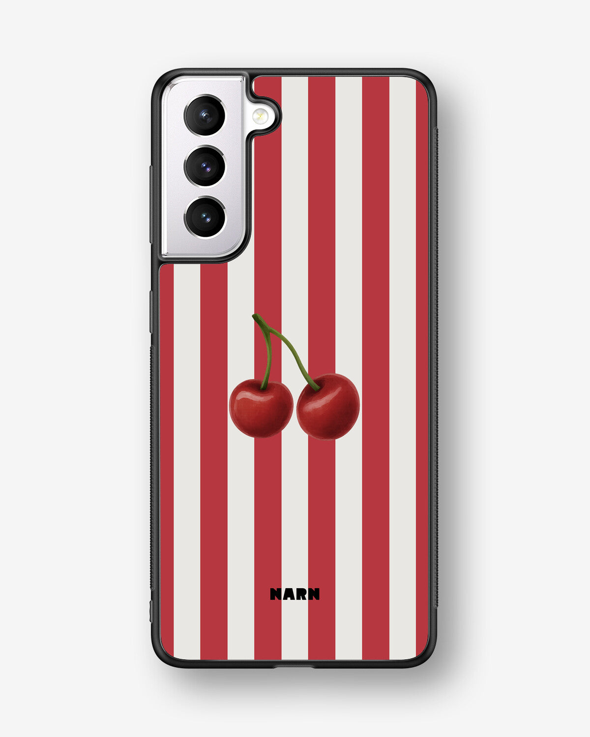 Samsung Galaxy S21 Plus Hard Case – Cherry Stripes - View 1