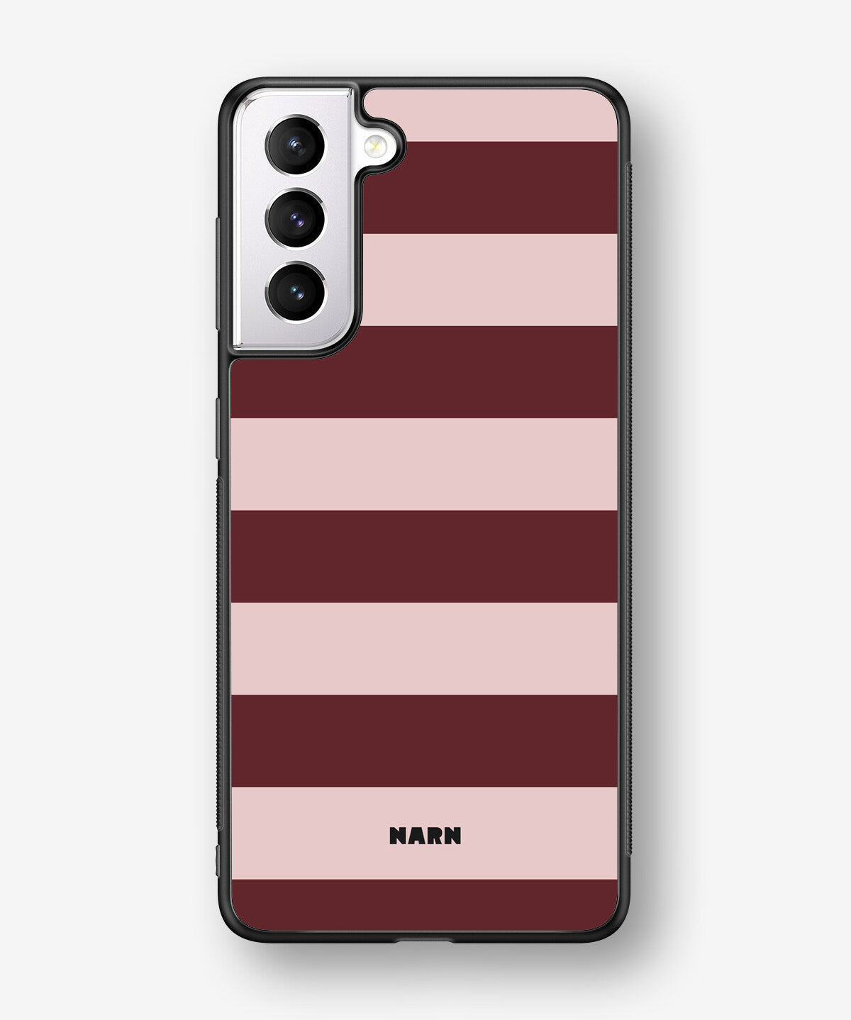 Samsung Galaxy S21 Plus Hard Case – Cranberry Stripe - View 1