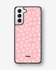 Samsung Galaxy S21 Plus Hard Case – Pink Daisy - View 1
