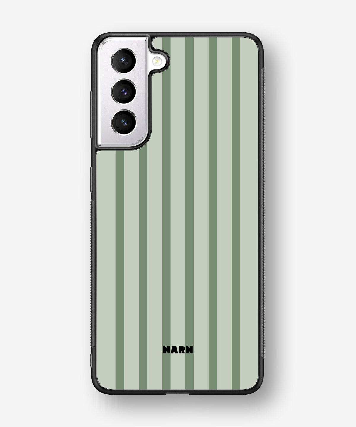 Samsung Galaxy S21 Plus Hard Case – Sage Stripes - View 1