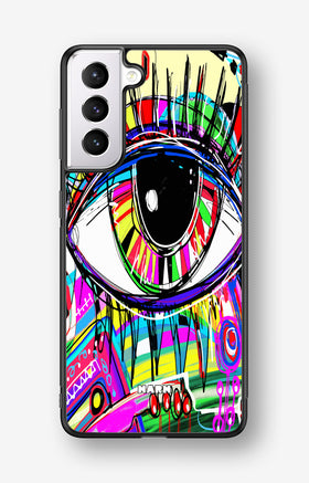 Samsung Galaxy S21 Plus Hard Case – Abstract Eye - View 1