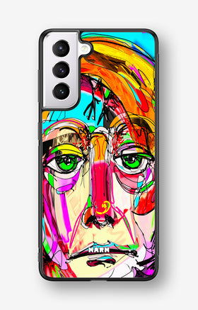 Samsung Galaxy S21 Plus Hard Case – Abstract Portrait - View 1