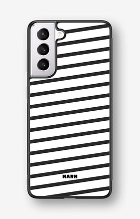 Samsung Galaxy S21 Plus Hard Case – Black Stripes - View 1