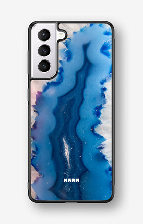 Samsung Galaxy S21 Plus Hard Case – Blue Agate - View 1