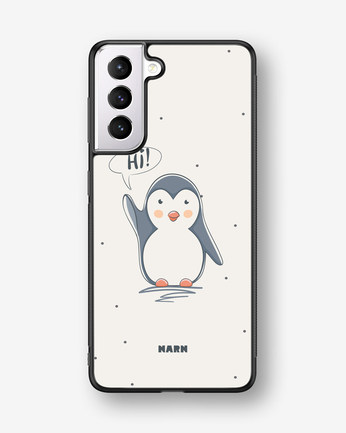 Samsung Galaxy S21 Plus Hard Case – Cute Penguin - View 1