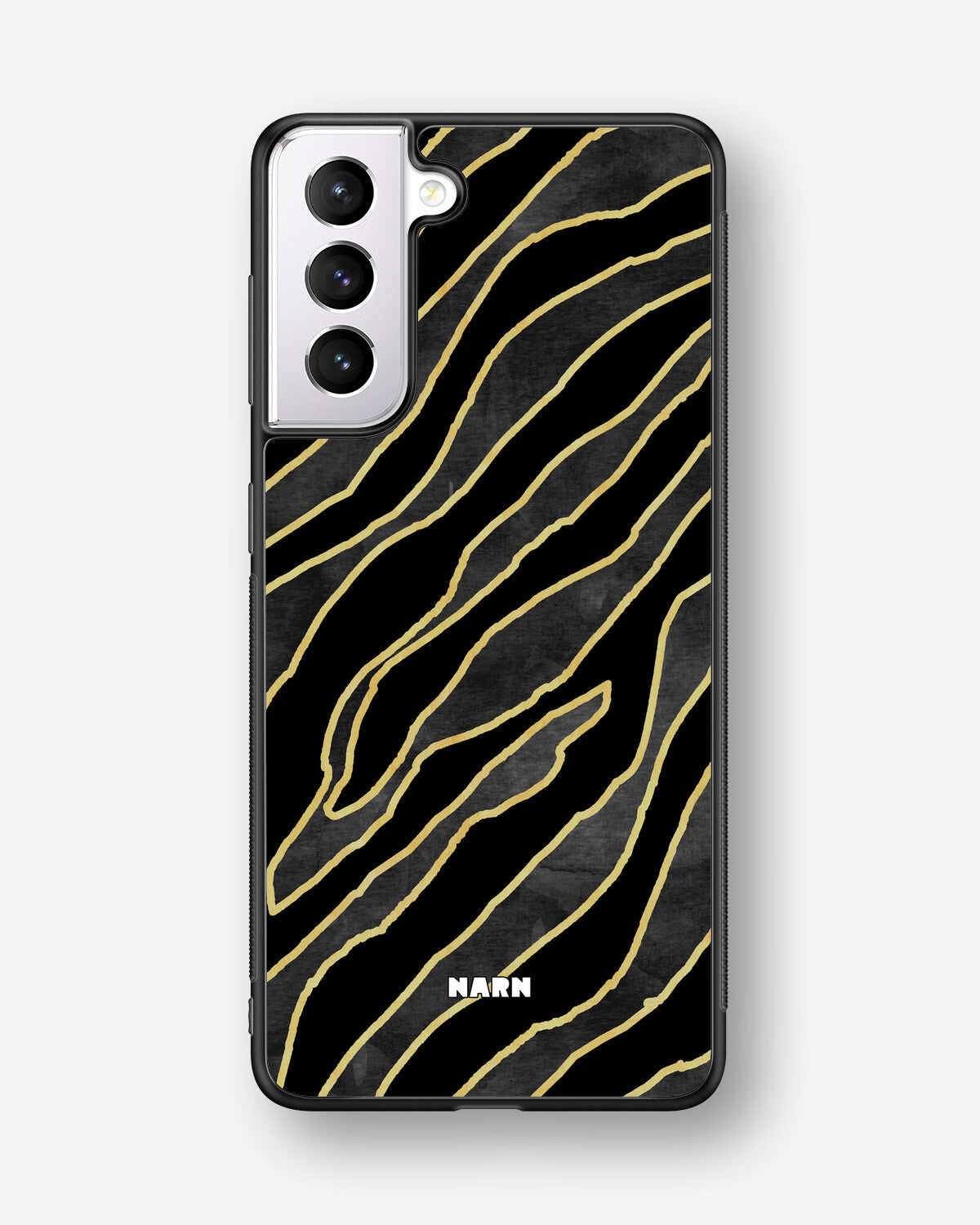 Samsung Galaxy S21 Plus Hard Case – Golden Zebra - View 1