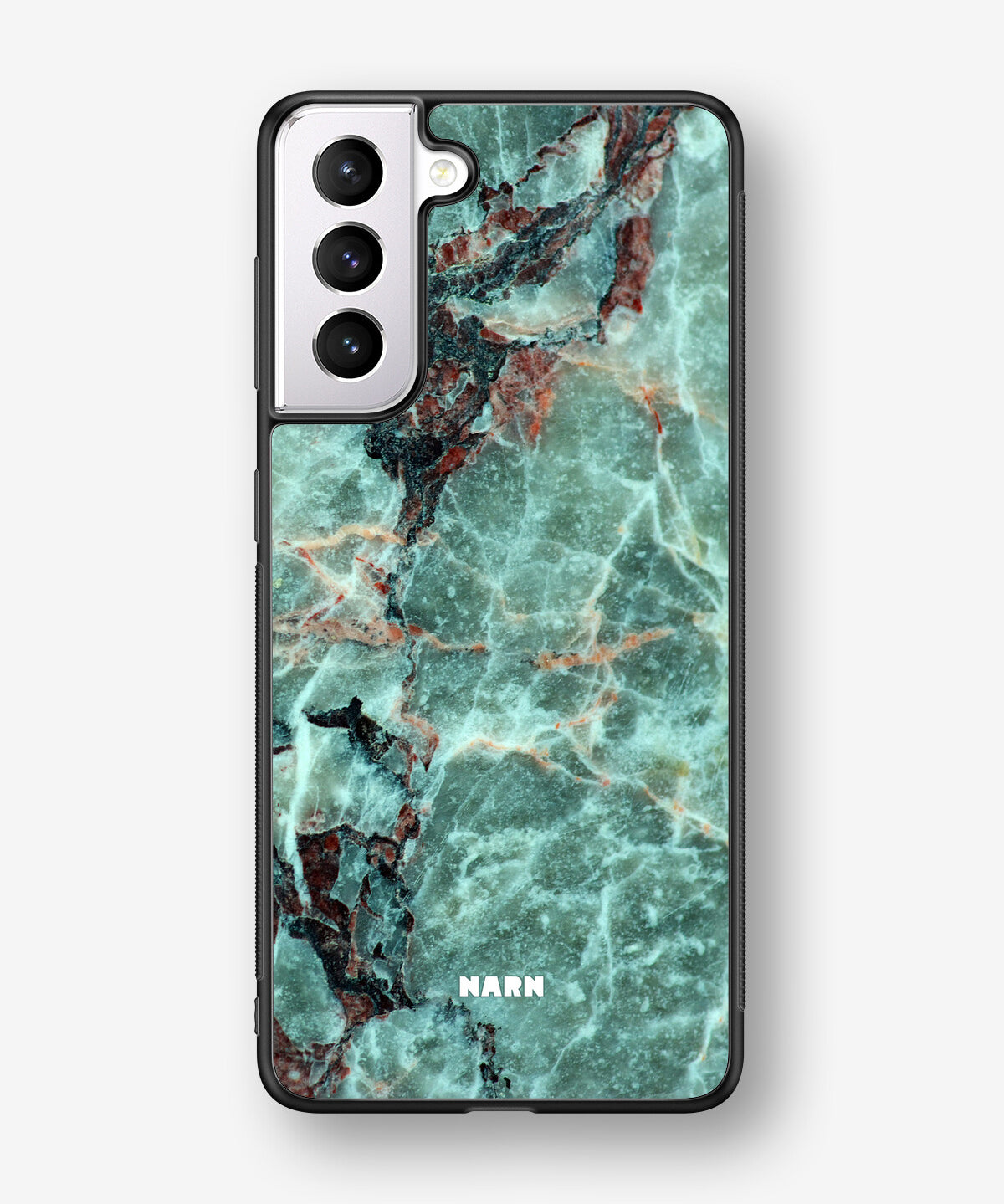Samsung Galaxy S21 Plus Hard Case – Green Marble - View 1
