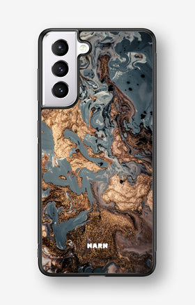 Samsung Galaxy S21 Plus Hard Case – Molten Gold - View 1