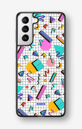 Samsung Galaxy S21 Hard Case – 80s Memphis - View 1