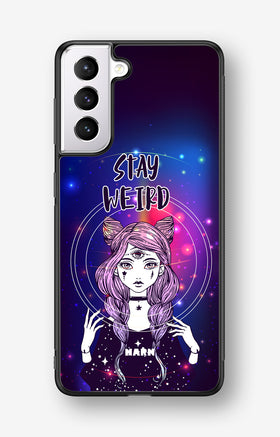 Samsung Galaxy S21 Hard Case – Galactic Weird - View 1