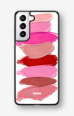 Samsung Galaxy S21 Hard Case – Lipstick Smears - View 1