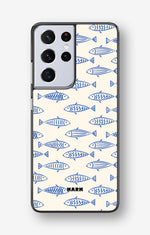 Samsung Galaxy S21 Ultra Hard Case – Blue Catch - View 1