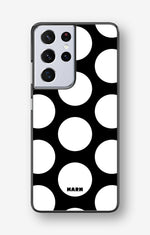 Samsung Galaxy S21 Ultra Hard Case – Bold Dots - View 1