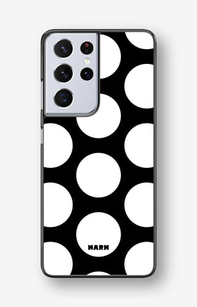 Samsung Galaxy S21 Ultra Hard Case – Bold Dots - View 1