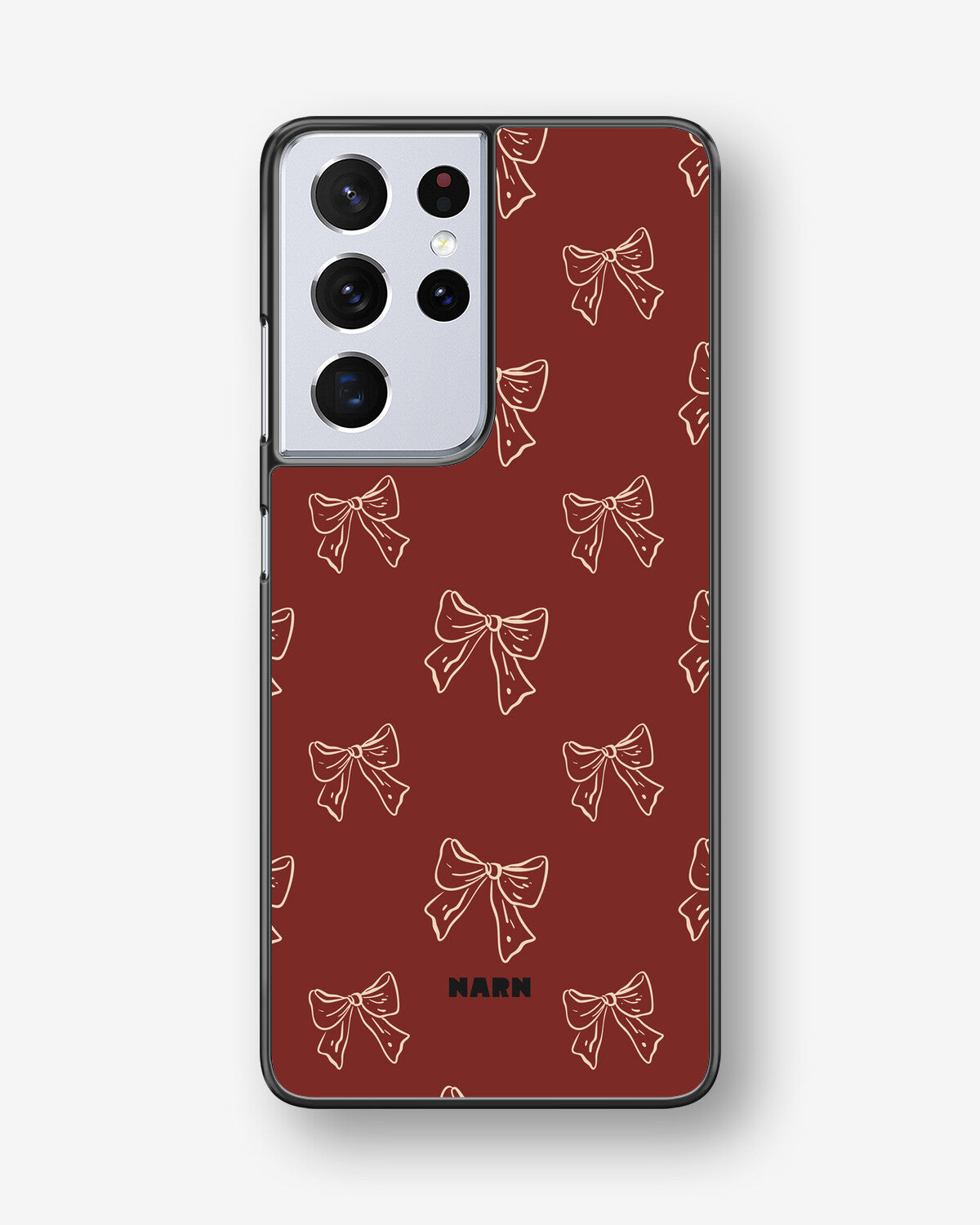 Samsung Galaxy S21 Ultra Hard Case – Cherry Bows - View 1