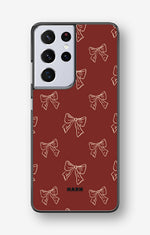 Samsung Galaxy S21 Ultra Hard Case – Cherry Bows - View 1
