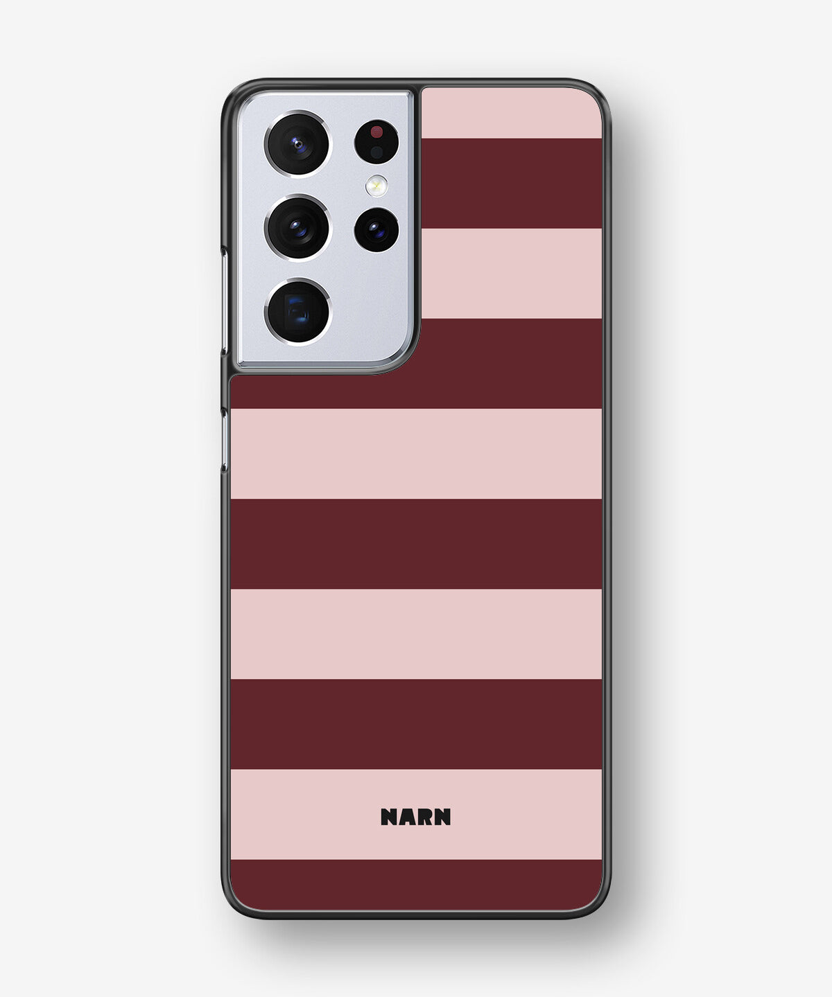 Samsung Galaxy S21 Ultra Hard Case – Cranberry Stripe - View 1