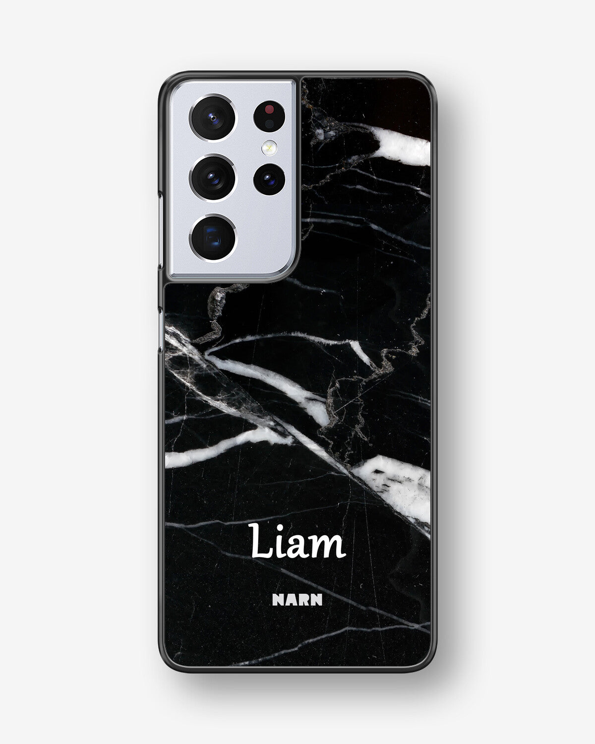 Samsung Galaxy S21 Ultra Hard Case – Custom - Black Marble - View 1