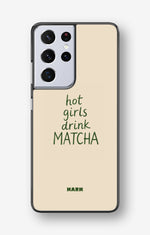 Samsung Galaxy S21 Ultra Hard Case – Drink Matcha - View 1