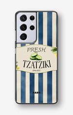 Samsung Galaxy S21 Ultra Hard Case – Greek Blues - View 1