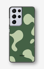 Samsung Galaxy S21 Ultra Hard Case – Green Blend - View 1