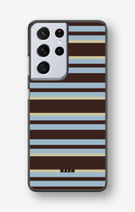 Samsung Galaxy S21 Ultra Hard Case – Latte Lines - View 1