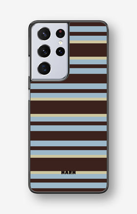 Samsung Galaxy S21 Ultra Hard Case – Latte Lines - View 1