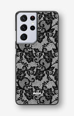 Samsung Galaxy S21 Ultra Hard Case – Midnight Lace - View 1